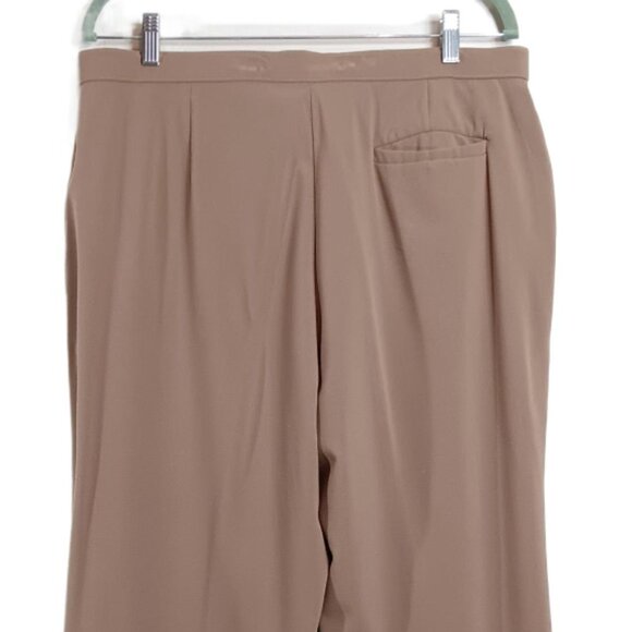 Stonebridge Dress Pants Women’s 16 Tan Relaxed Straight Office Career Workwear - Picture 5 of 5